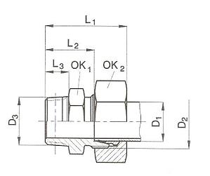 Uvrtni priključci B-GE-R keg.