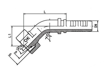 B-DKOS-45°