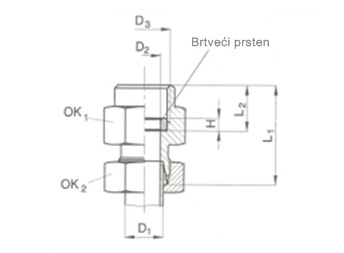 Manometarski priklj. B-MAV-R